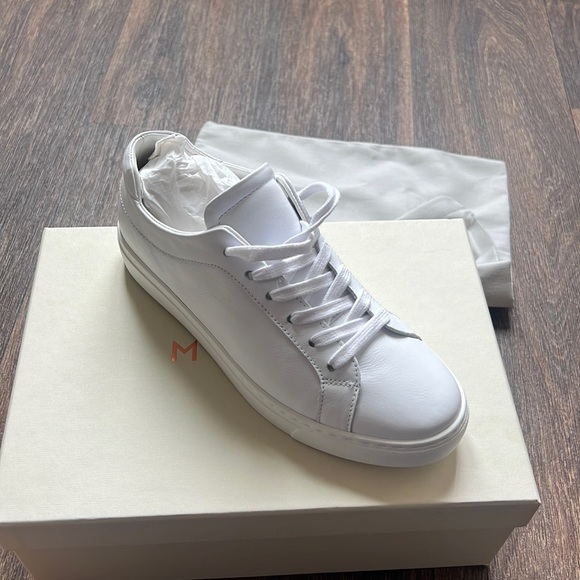 M. Gemi Shoes - M. Gemi The Palestra Due White Leather Shoe
